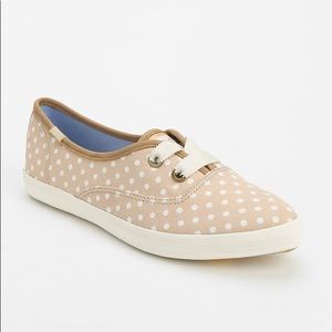 Keds Pointed Polka Dot Sneaker - Brown